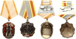 Russia USSR Order of Labor Glory III class № 200791 & Order of Honor № 1472674 Lot of 2 orders