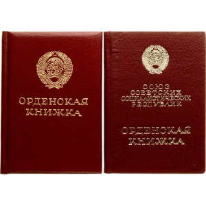 Russia USSR Order of Labor Glory III class № 200791 & Order of Honor № 1472674 Lot of 2 orders