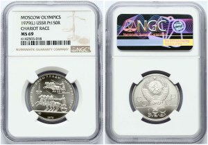 Russia USSR 150 Roubles 1979 (L) Chariot race NGC MS 69