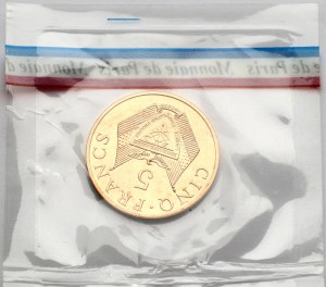 Rwanda 5 Francs 1977 Essai