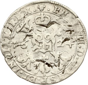 Spanish Netherlands Brabant 1/4 Patagon 1624 Brussels