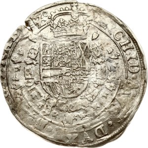 Spanish Netherlands Brabant 1/2 Patagon 1673 (R1)