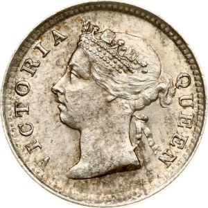 Straits Settlements 5 Cents 1895