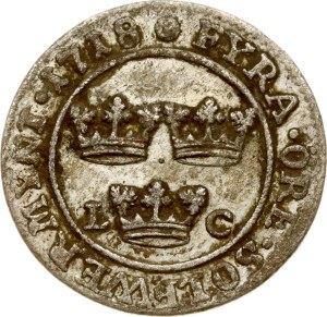 Sweden 4 Ore 1718 LC