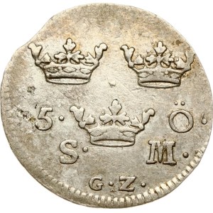 Sweden 5 Ore 1737 GZ