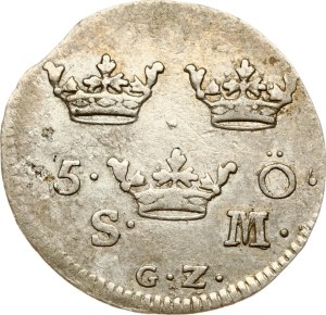 Sweden 5 Ore 1737 GZ
