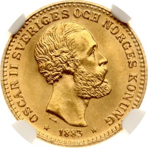 Sweden 10 Kronor 1883 EB LA NGC MS 66