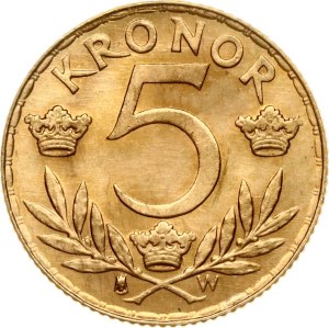 Sweden 5 Kronor 1920 W