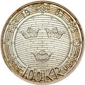 Sweden 100 Kronor 1983 U Parliament Helgeandsholmen
