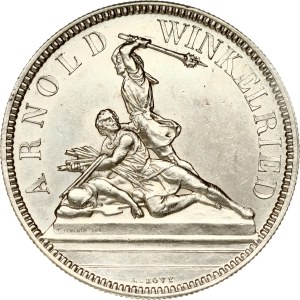 Switzerland 5 Francs 1861 Nidwalden Shooting Festival