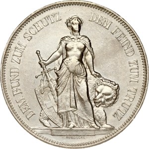Switzerland 5 Francs 1885 Bern Shooting Festival