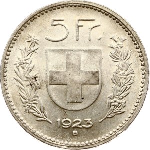 Switzerland 5 Francs 1923 B Herdsman