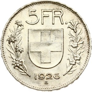 Switzerland 5 Francs 1926 B Herdsman