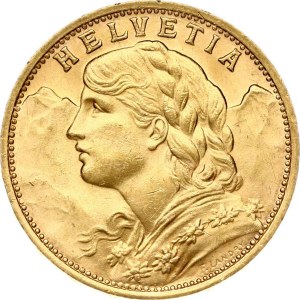 Switzerland 20 Francs 1935L-B