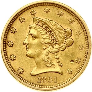 USA 2½ Dollars 1861