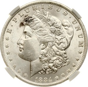 USA Morgan Dollar 1884 O NGC MS 63