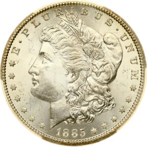 USA Morgan Dollar 1885 CC CAC MS 62