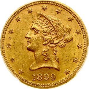 USA 10 Dollars 1899 PCGS MS 62