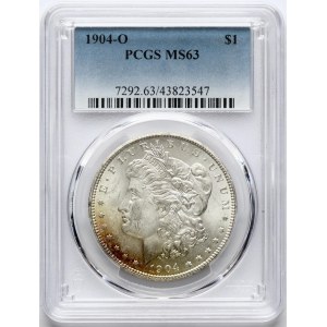 USA Morgan Dollar 1904 O PCGS MS 63