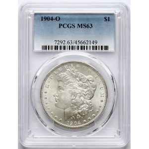 USA Morgan Dollar 1904 O PCGS MS 63