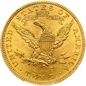 USA 10 Dollars 1907 PCGS MS 62