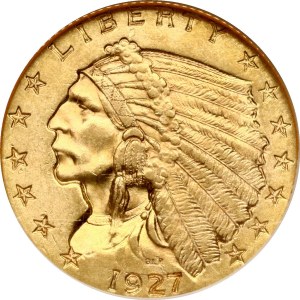 USA 2½ Dollars 1927 NGC MS 63