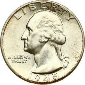 USA 1/4 Dollar 1945