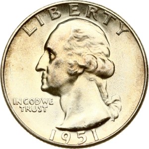USA 1/4 Dollar 1951 S