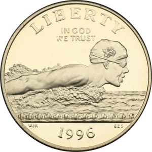 USA 1/2 Dollar 1996 S Atlanta Olympic - Swimming