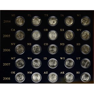 USA ¼ Dollar 1999-2008 Set Lot of 50 coins