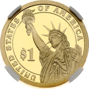 USA 1 Dollar 2008 S James Monroe NGC PF 70 ULTRA CAMEO TOP POP