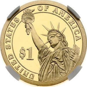 USA 1 Dollar 2008 S John Quincy Adams NGC PF 70 ULTRA CAMEO TOP POP