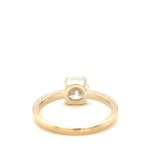 YELLOW GOLD RING WITH DIAMONDS - RNG41108