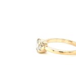 YELLOW GOLD RING WITH DIAMONDS - RNG41108