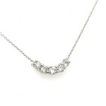 2.04 GR NATURAL WHITE GOLD CHOKER WITH DIAMONDS - DH-P289