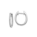 18K GOLD EARRINGS WITH NATURAL DIAMONDS FOR 0.52 CT - 846 NAT
