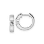 18K GOLD EARRINGS WITH NATURAL DIAMONDS FOR 0.32 CT - 837 NAT