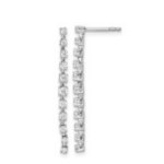 18K GOLD EARRINGS WITH NATURAL DIAMONDS FOR 0.52 CT - 849 NAT