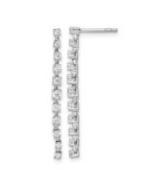 18K GOLD EARRINGS WITH NATURAL DIAMONDS FOR 0.52 CT - 849 NAT