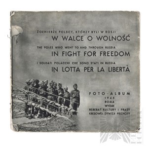 PSZnZ Book Polish Soldiers Who Were in Russia in the Fight for Freedom Photo-Album Rome 1945