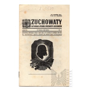 PSZnZ/Emigration Scouting Brief des 5th Legion Infantry Regiment Circle London März 1953