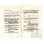 PSZnZ/Emigration Scouting Brief des 5th Legion Infantry Regiment Circle London März 1953