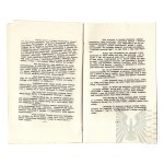 PSZnZ/Emigration Scouting Brief des 5th Legion Infantry Regiment Circle London März 1953