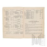 II RP Biuletyn “Uroczystości Żałobne w Wilnie” 11-12 maja 1936