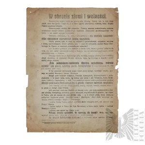 II RP Propaganda Leaflet Polish-Bolshevik War