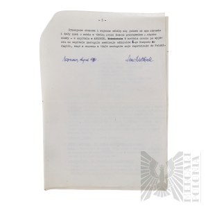 II RP/PSZnZ Officer Service Condition Booklet and Personnel Survey 6th Legion Infantry Regiment 18th Lviv Rifle Baon Awarded Virtuti Militari