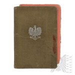 II RP/PSZnZ Libretto di servizio dell'ufficiale e scheda personale 6° reggimento di fanteria della Legione 18° battaglione di fucilieri Lwowski Decorato con Virtuti Militari