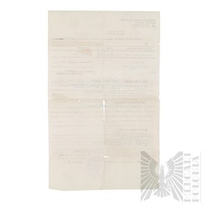 PSZnZ Set of Documents After a Soldier of the 2nd Corps - Izydor Katz - 5th Border Anti-Aircraft Artillery Regiment 16 Pomeranian Infantry Brigade