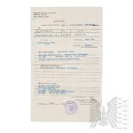 PSZnZ Zestaw Dokumentów Po Żołnierzu 2 Korpusu - Izydor Katz - 5 Kresowy Pułk Artylerii Przeciwlotniczej 16 Pomorska Brygada Piechoty