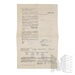 PSZnZ Zestaw Dokumentów Po Żołnierzu 2 Korpusu - Izydor Katz - 5 Kresowy Pułk Artylerii Przeciwlotniczej 16 Pomorska Brygada Piechoty